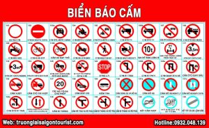 tên và ý nghĩa các biển báo giao thông